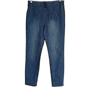 Soft Surroundings Sz M Ultimate Pull On Jeans Elastic Waist Stretch Comfort‎
